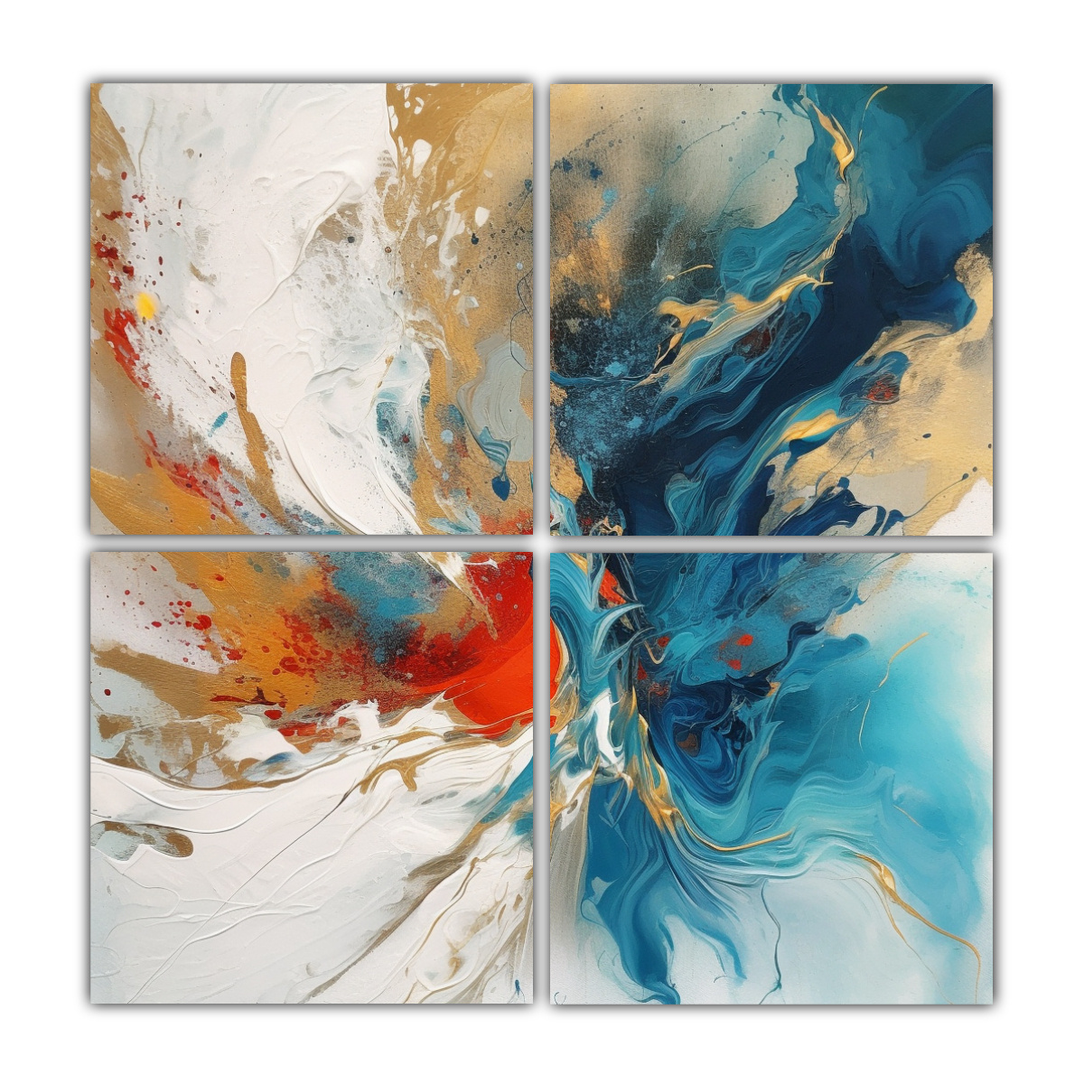 cuatro-composiciones-decorativas-originales-crea-una-obra-abstracta-que-encarne-el-concepto-