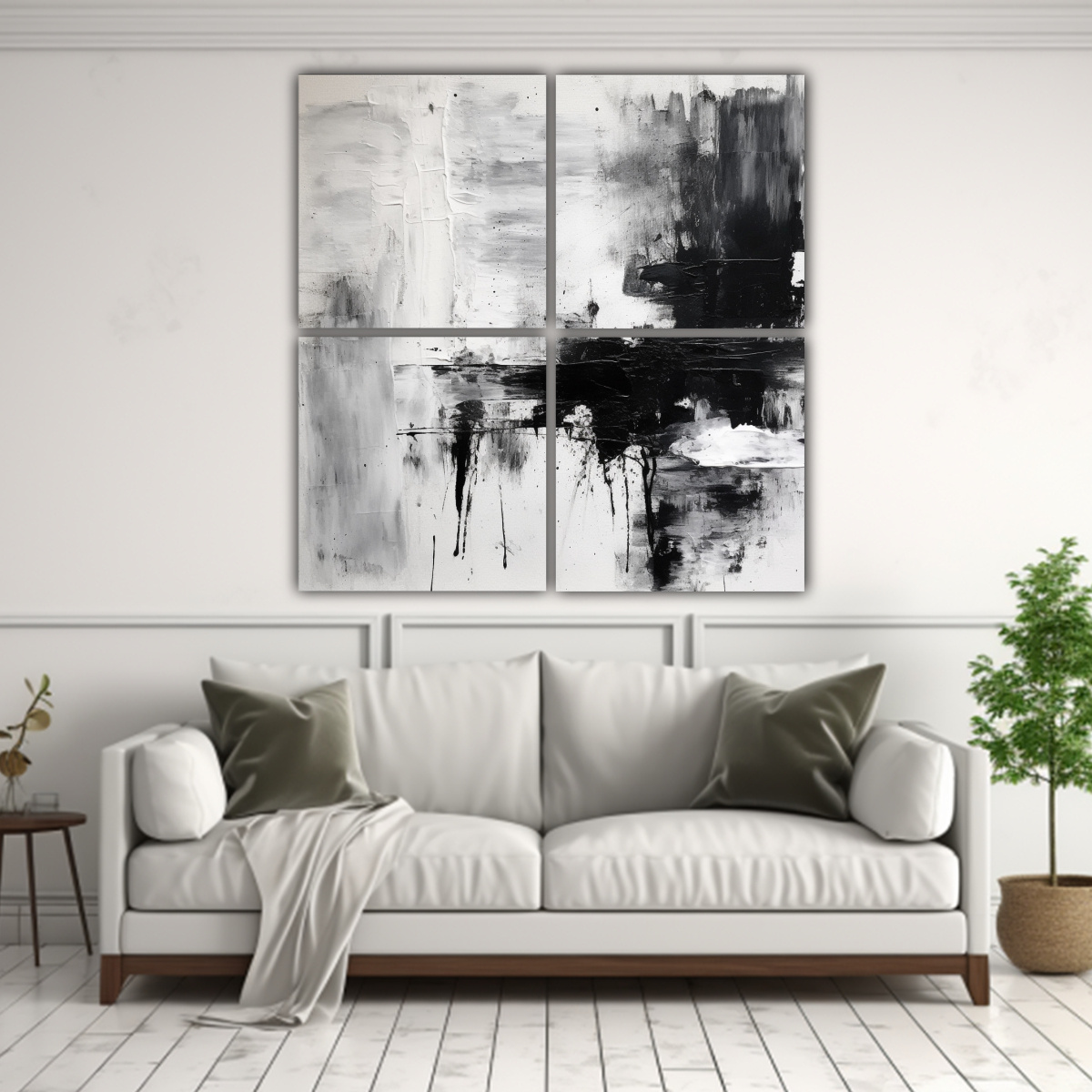 cuatro-cuadros-abstractos-en-blanco-y-negro-l-neas-finas-1