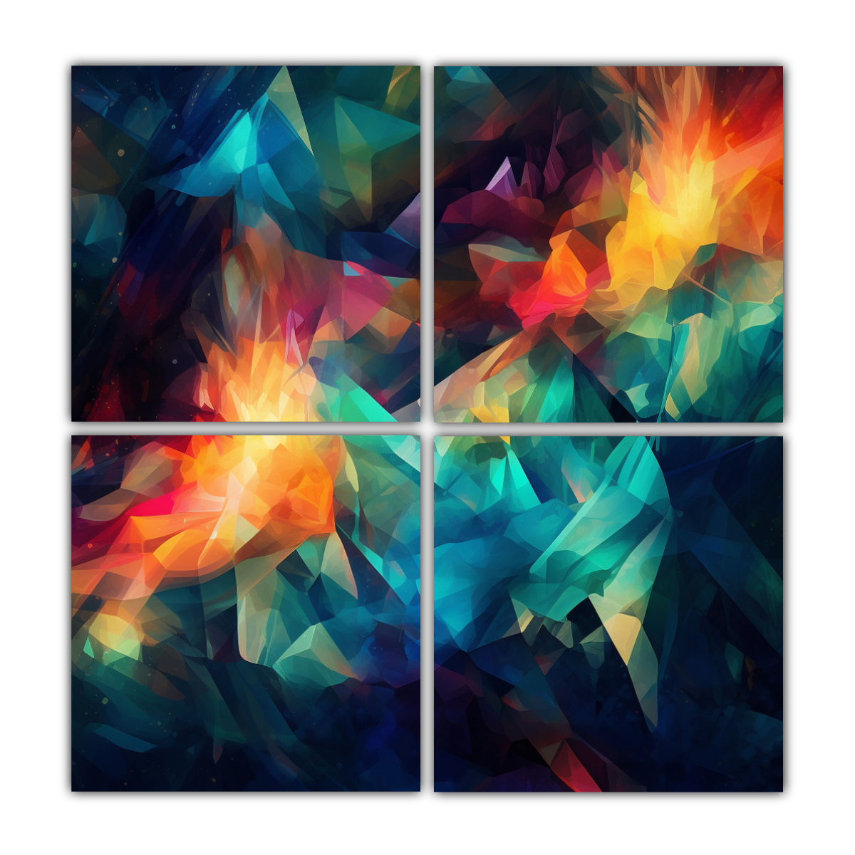 cuatro-cuadros-abstractos-juveniles-sobre-fondo-moderno