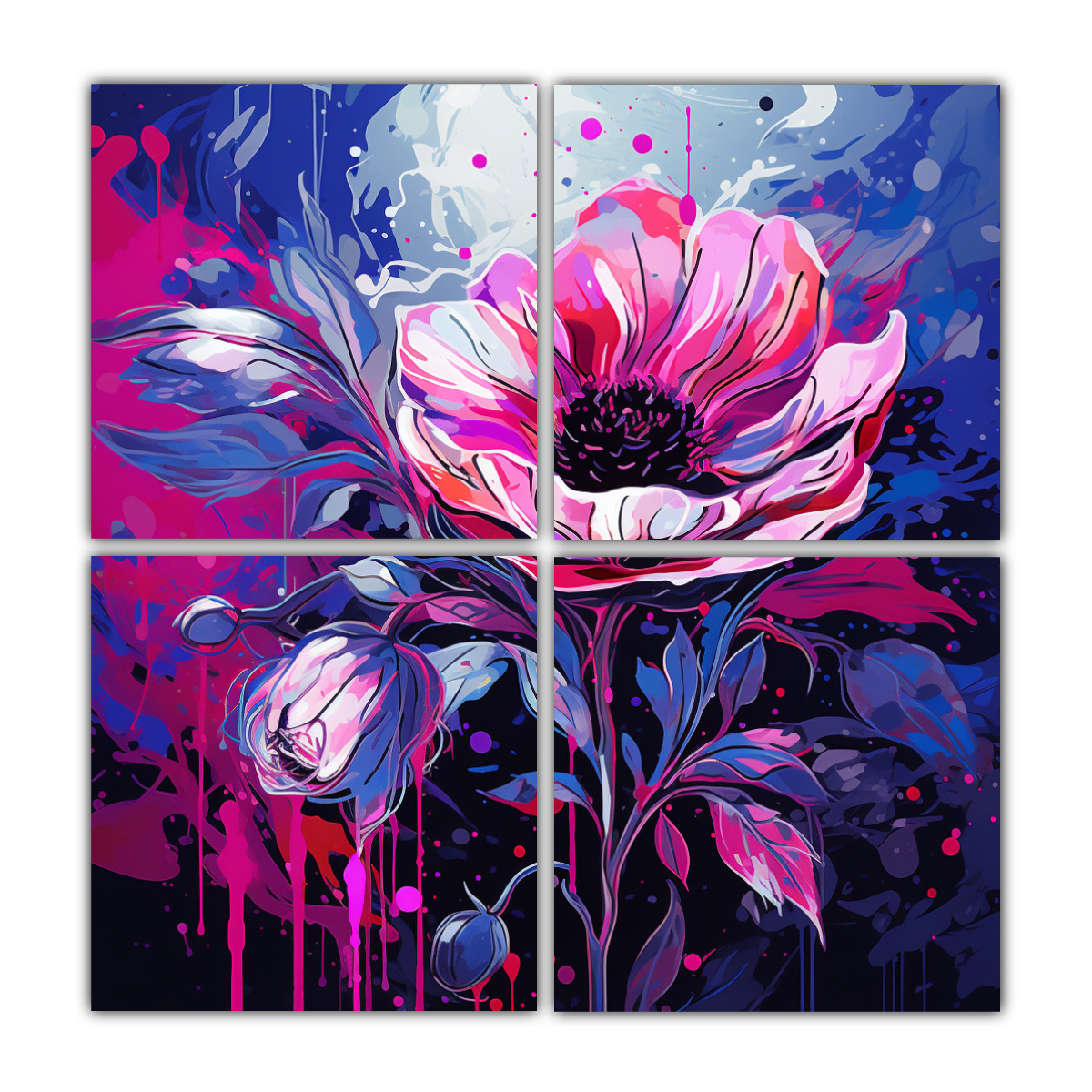 cuatro-cuadros-composici-n-intensidad-morados-y-rosa-atmosfera-neonoir-al-estilo