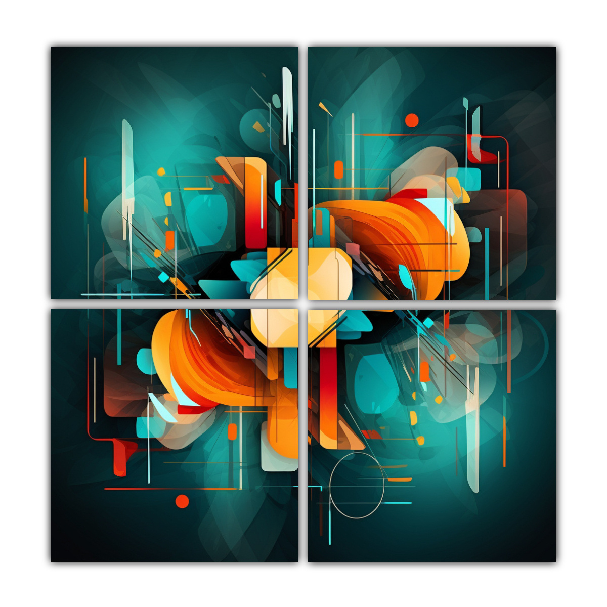 cuatro-cuadros-concepto-alta-resoluci-n-en-teal-y-naranja