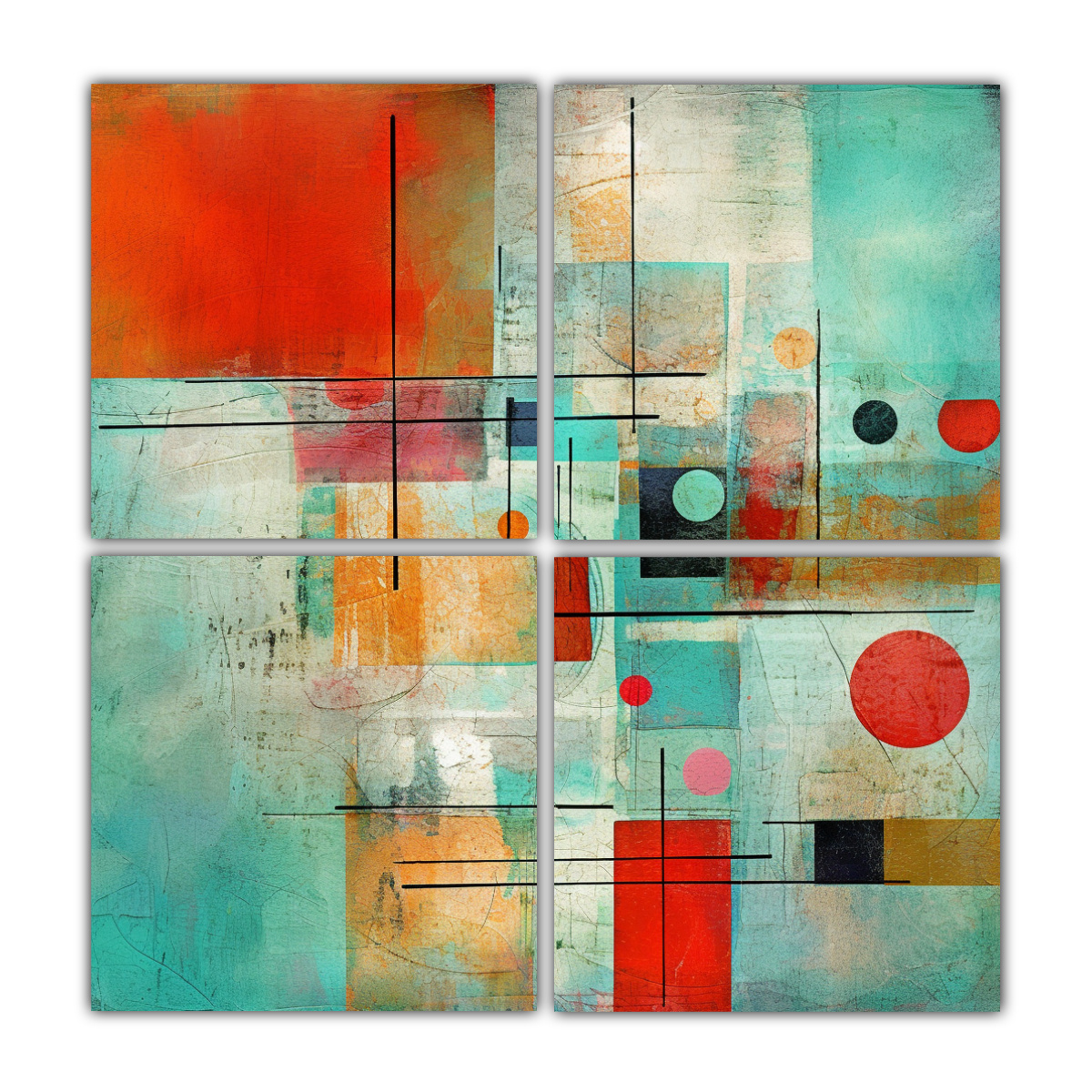 cuatro-cuadros-concepto-rectangular-arte-moderno-impresi-n-digital-de-arte-fino-en-el-estilo-de-lay-