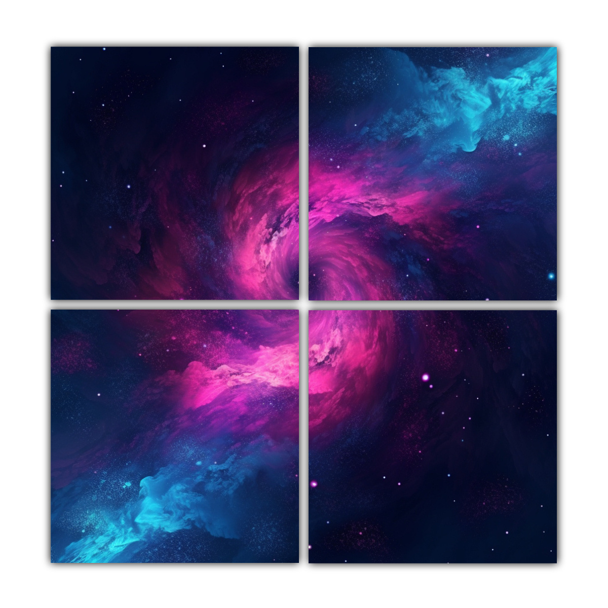 cuatro-cuadros-lienzo-composici-n-equilibrada-azul-y-magenta