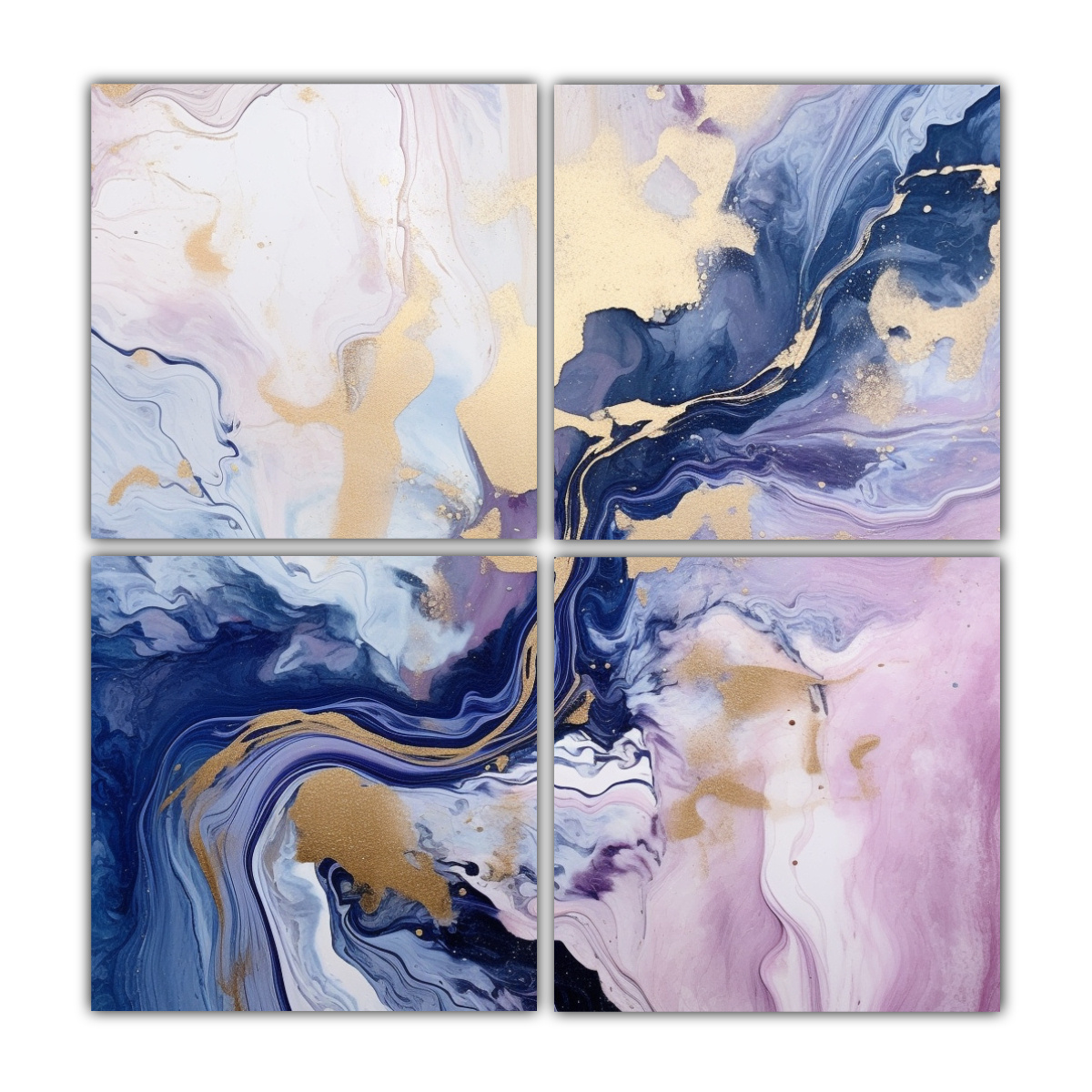 cuatro-cuadros-modernos-inspiraci-n-pintura-abstracta-azul-y-dorada