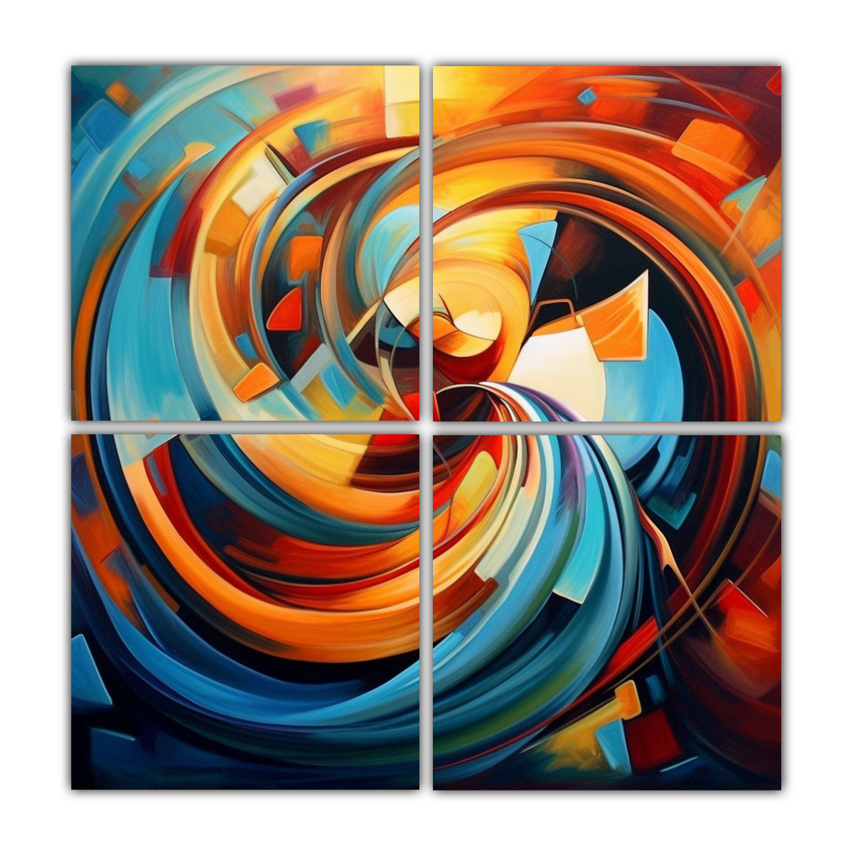 cuatro-cuadros-movimiento-textura-arte-abstracto-hermoso-y-rico-
