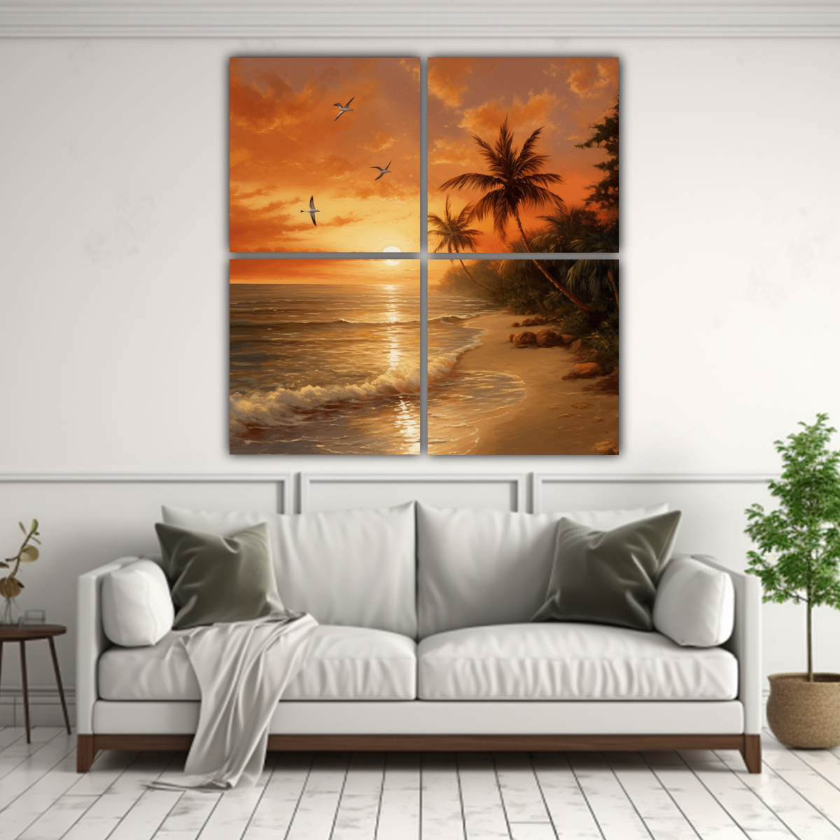 cuatro-cuadros-patron-intenso-de-una-playa-serena-y-pac-fica-1