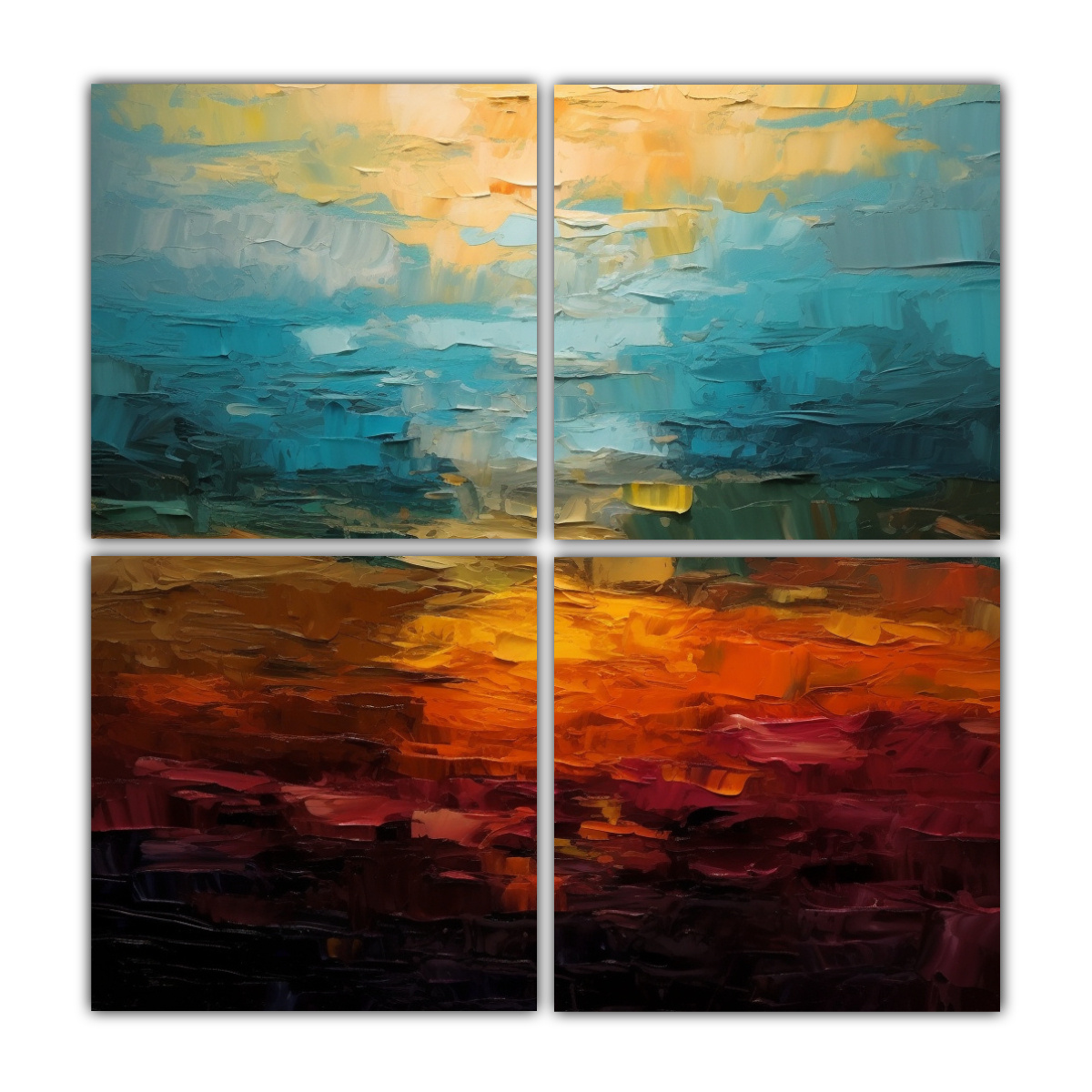 cuatro-lienzos-alta-calidad-campos-multicapa-pintados-con-colores-variados