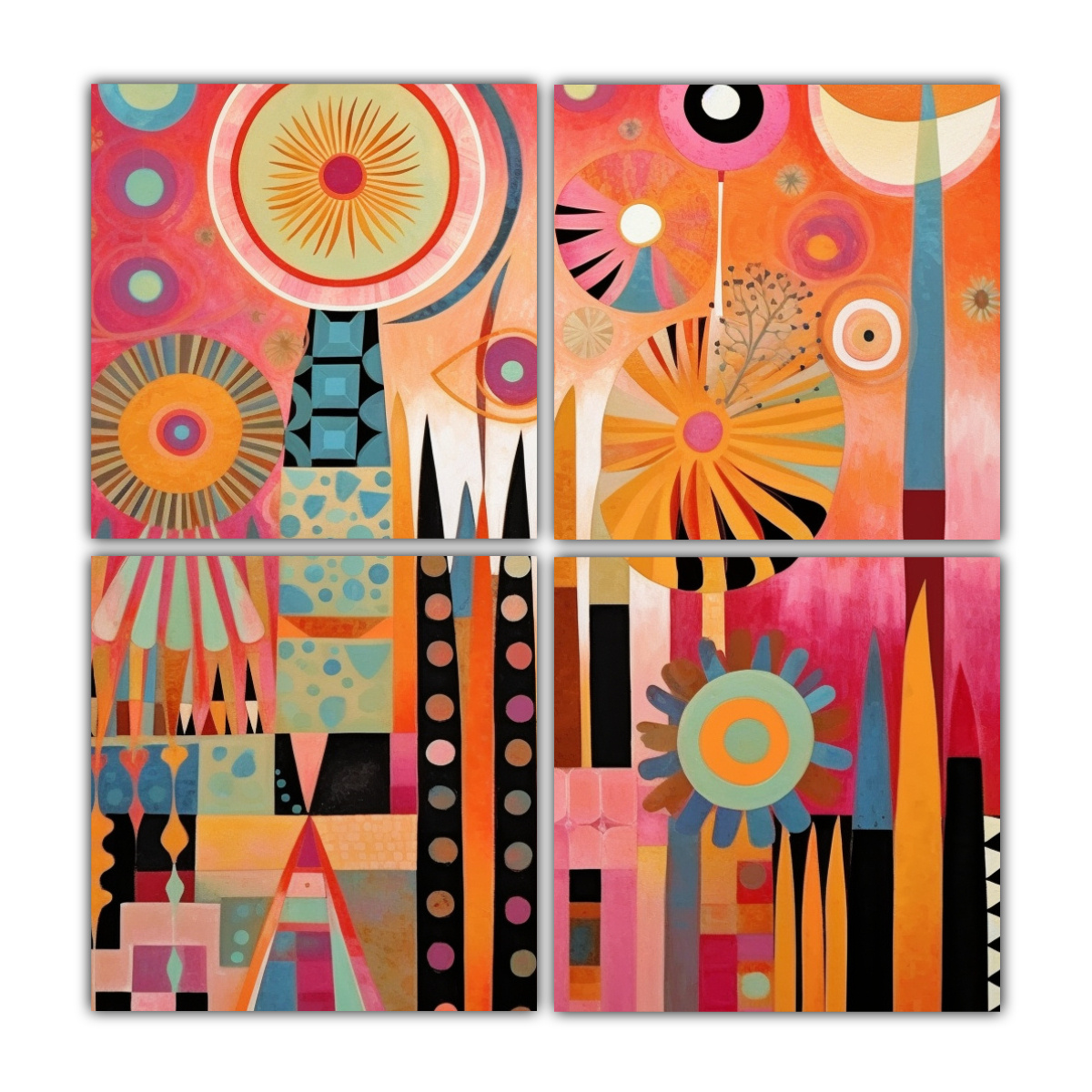 cuatro-lienzos-conceptuales-con-contraste-luminoso-luz-alegre-y-energ-a-