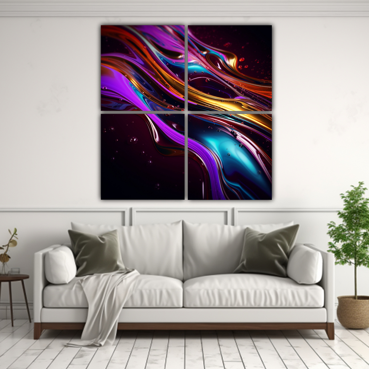 cuatro-lienzos-de-tela-c-lidos-armon-a-l-quida-brillo-m-stico-m-gico-1