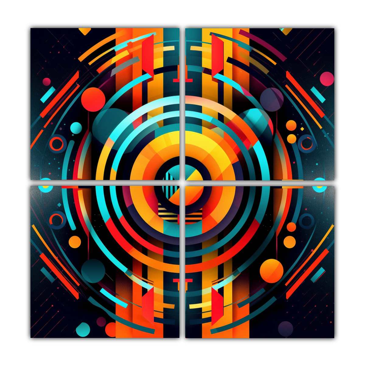 cuatro-lienzos-forma-colores-vibrante