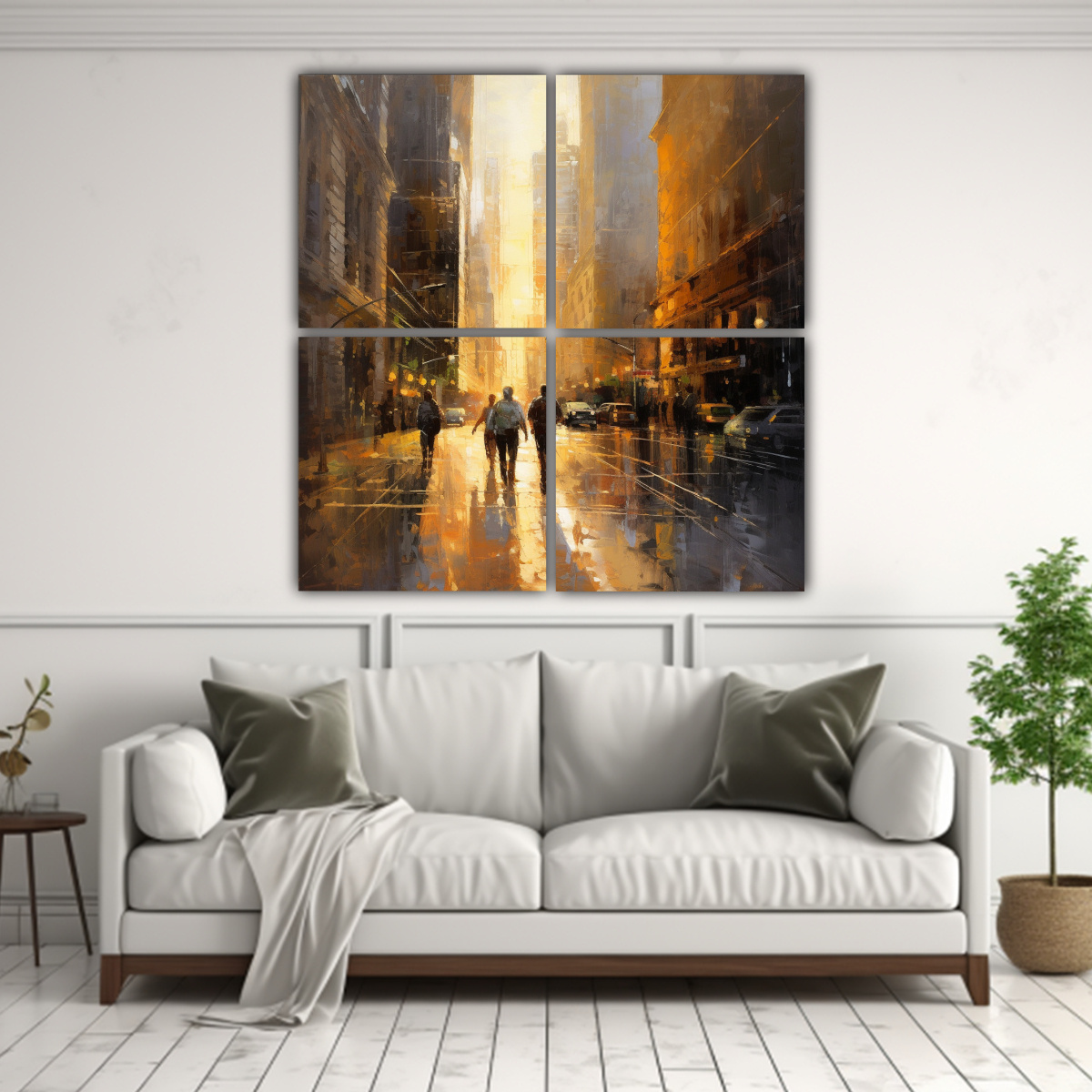 cuatro-telas-en-bastidor-conceptual-impressionismo-luz-y-sombra-pinturas-urbanas-de-alta-calidad-1