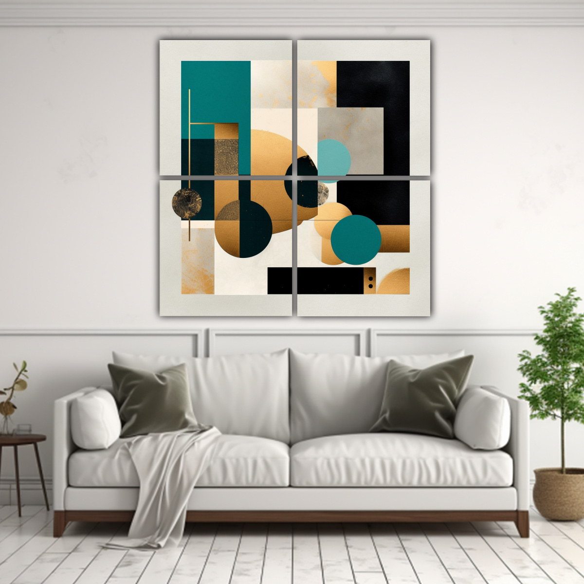 cuatro-telas-en-bastidor-decorativo-alta-resoluci-n-collage-de-papel-de-dise-o-gr-fico-regla-de-los-tercios-creatividad-en-pinturas-decorativas-1