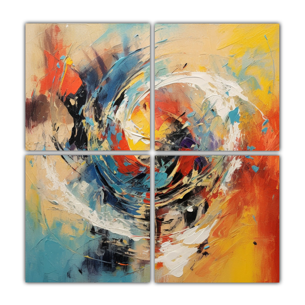 cuatro-telas-en-bastidor-expresi-n-modernidad-pintura-abstracta