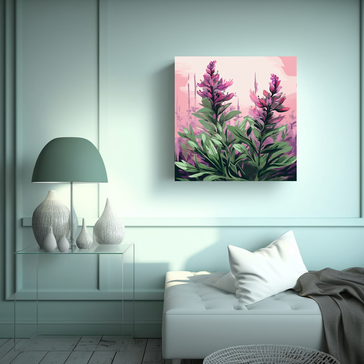 impresi-n-en-bastidor-de-hierbas-en-tonos-lavanda-en-verde-y-rosa-neonoir-1