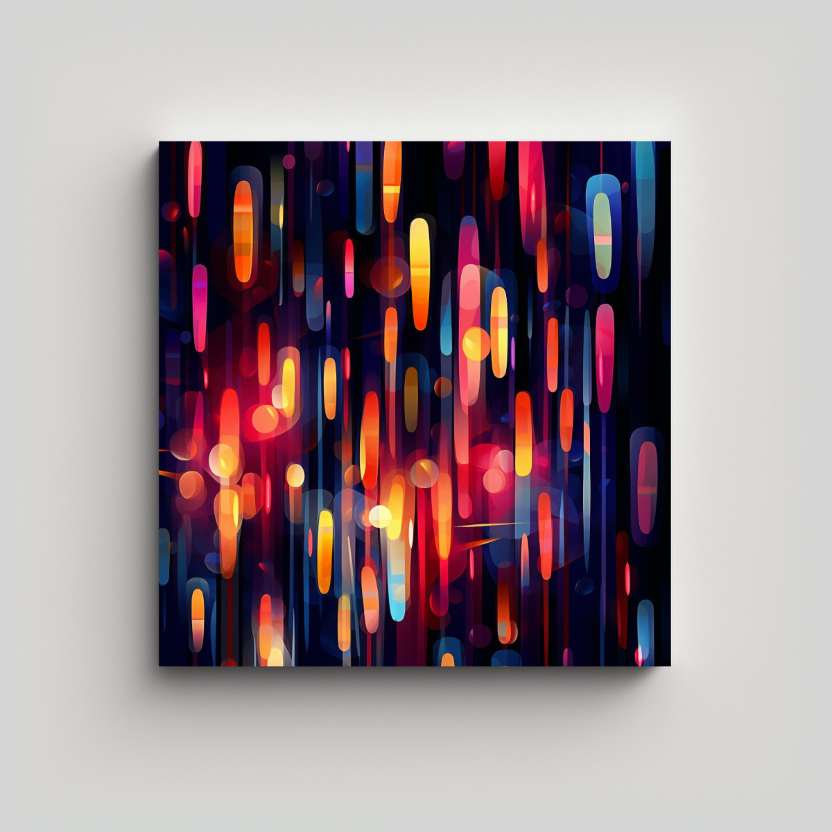 lienzo-cuadrado-fireflies-in-the-night-arte-gr-fico-abstracto-bauhaus-bl