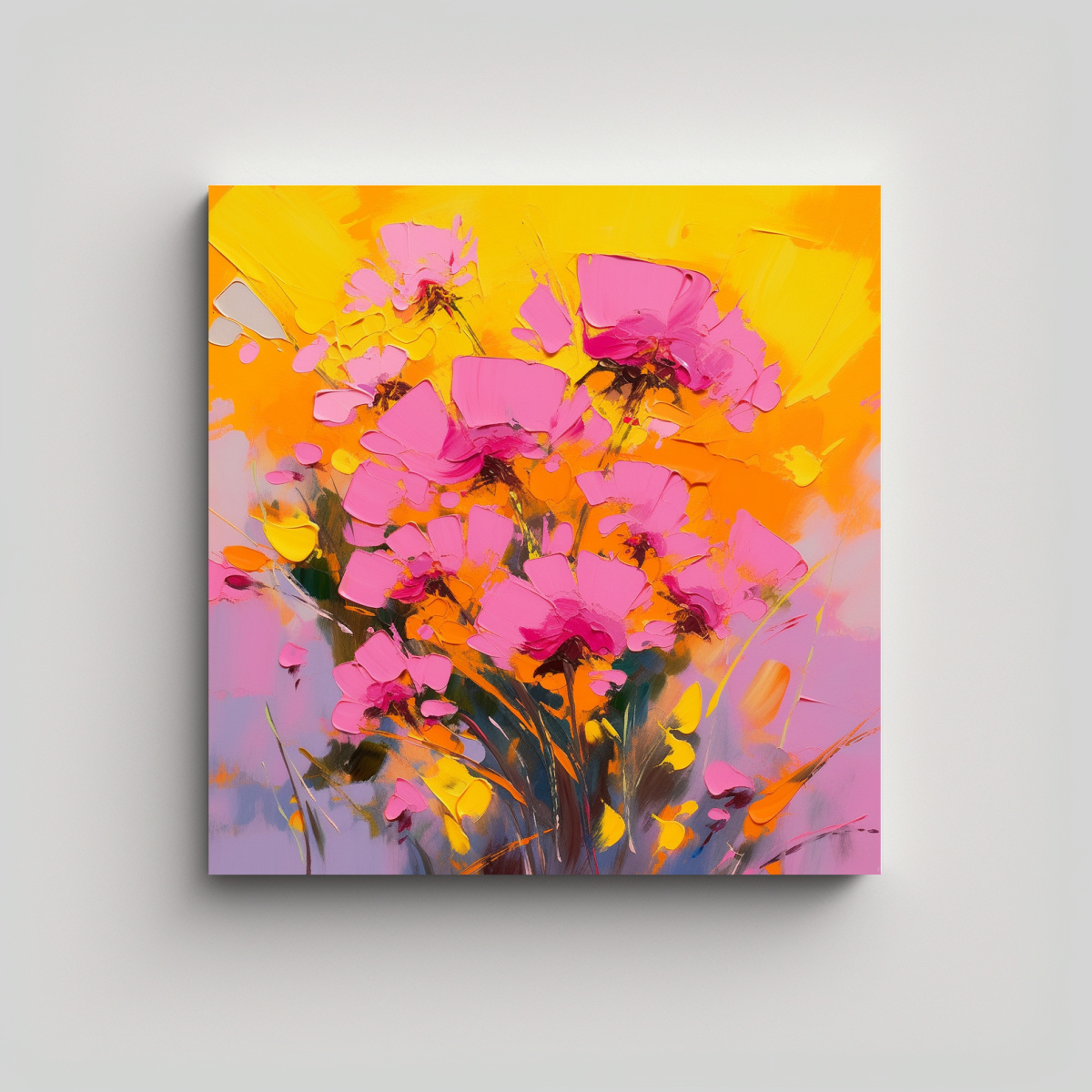 lienzo-de-tela-tema-fant-stico-pintura-de-flores-amarillas-y-magenta-en-decoraci-n-de-lienzos