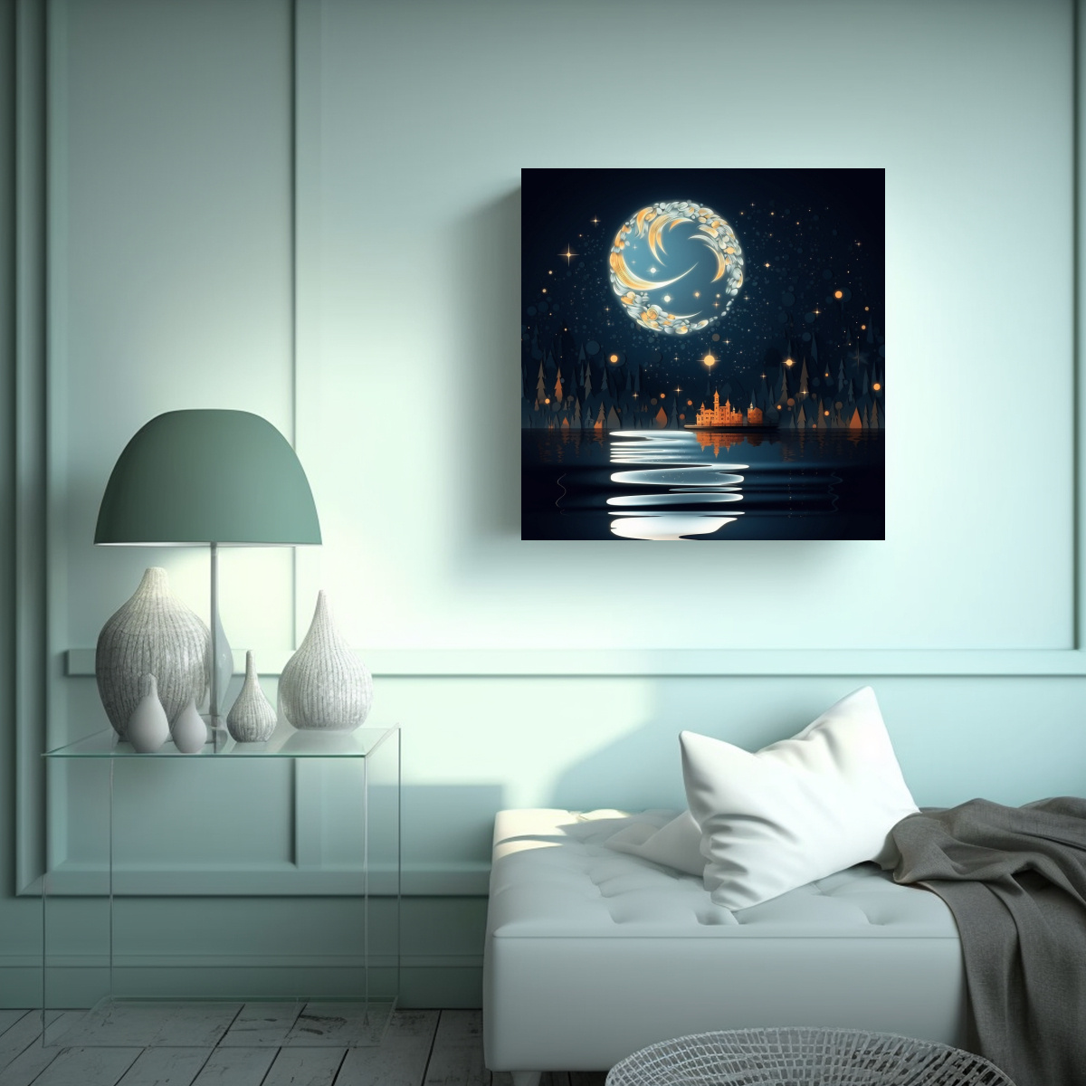 lienzo-dibujo-simplicidad-noche-y-luna-con-chispas-resplandor-luna-llena-1
