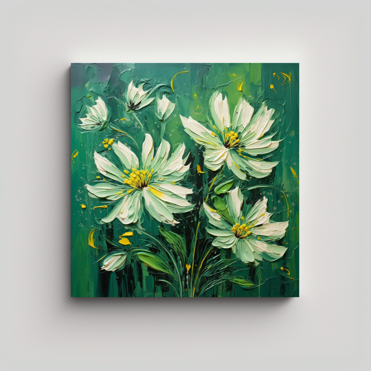 lienzo-flores-verdes-estilo-vitalidad-pintura-en-lienzo