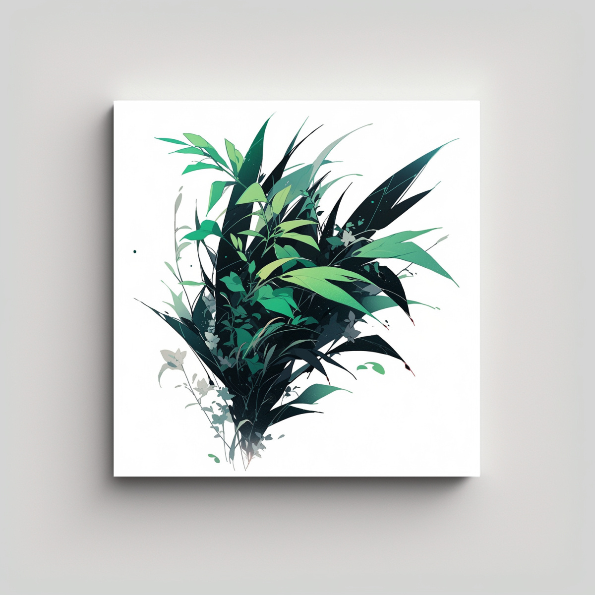 lienzo-fotograf-a-comedor-verde-y-negro-estilo-neonoir