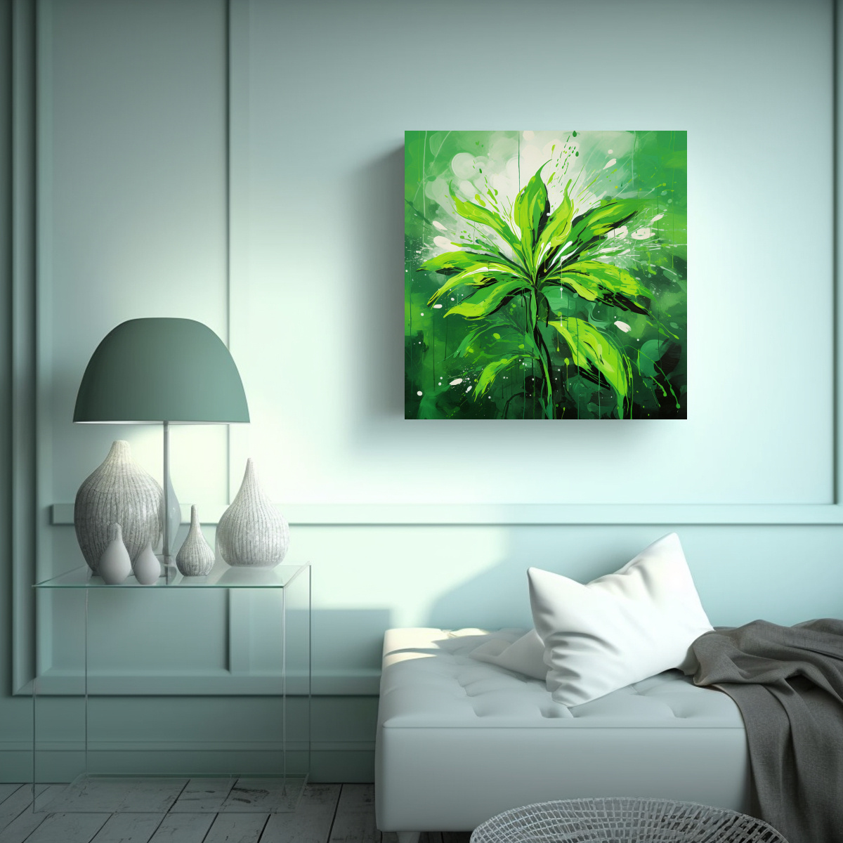 lienzo-tela-sublimada-est-tico-colores-verdes-atmosfera-neonoir-al-estilo-mediano-1