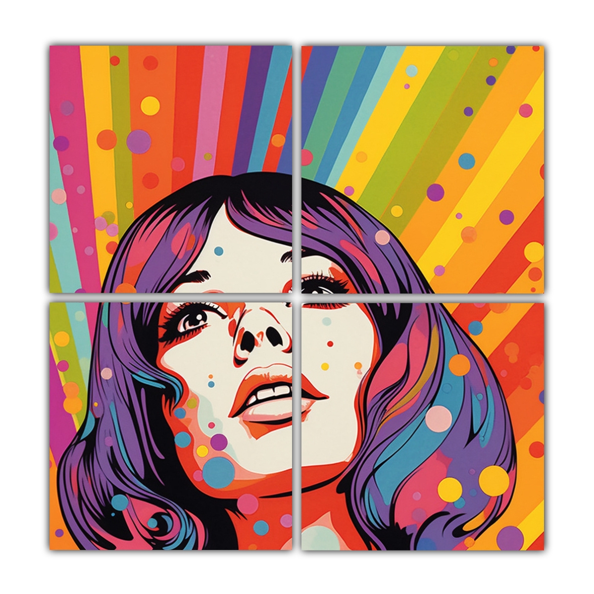 lienzos-de-tela-con-composici-n-de-alta-resoluci-n-de-arte-popart-arco-ris