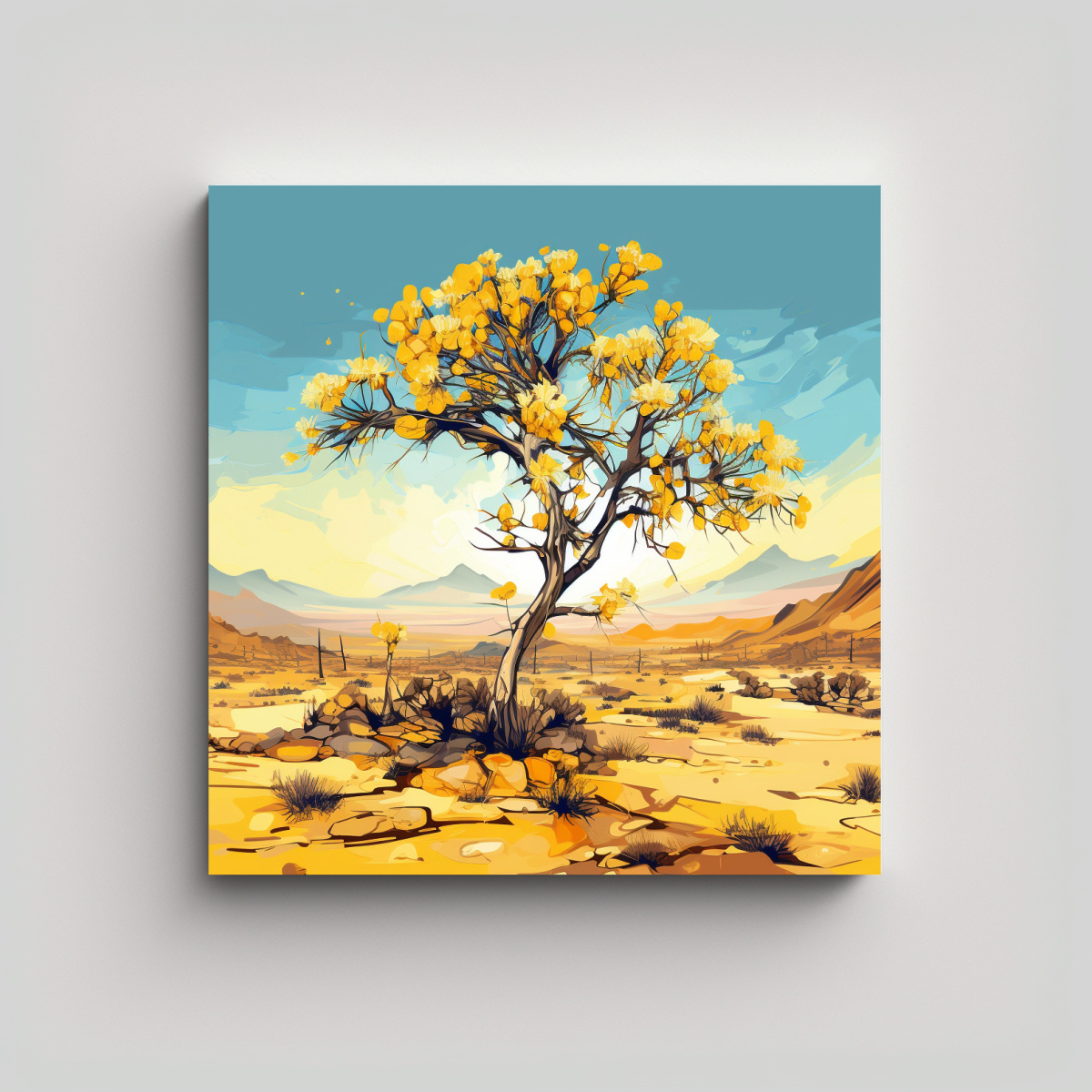 paisaje-tranquilo-en-joshua-tree-en-tonos-amarillos-con-ambiente-neonoir-neo-po-decor-pinturas-en-bastidor