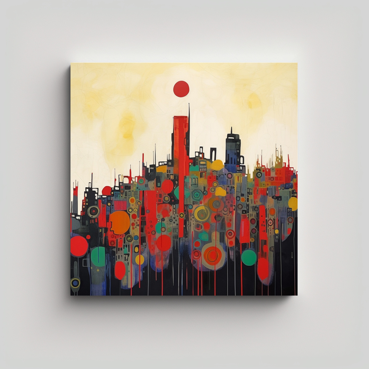 paisaje-urbano-abstracto-en-lienzo-arte-moderno-mixto