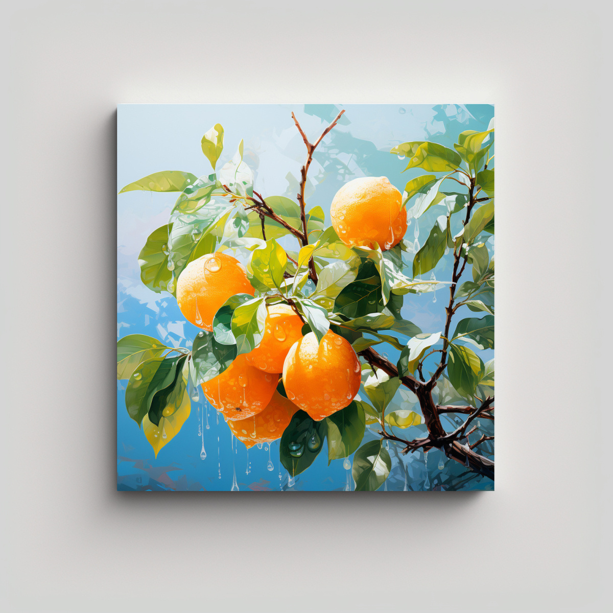 pintura-abstracta-arte-colores-originalidad-con-el-rbol-de-lim-n-en-colores-blanco-y-naranja