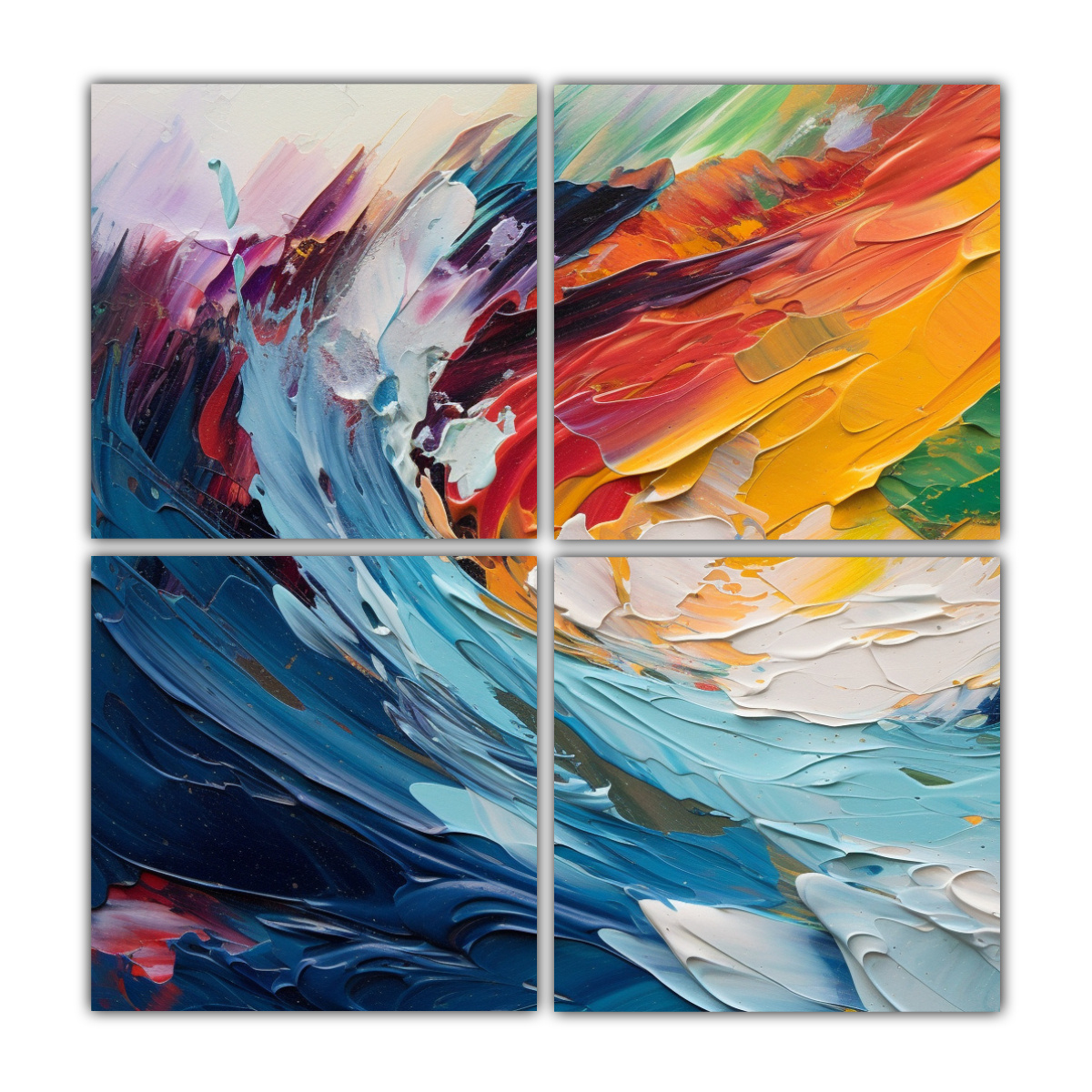 pintura-abstracta-con-ondas-audaces-de-pintura-en-4-telas-de-bastidor