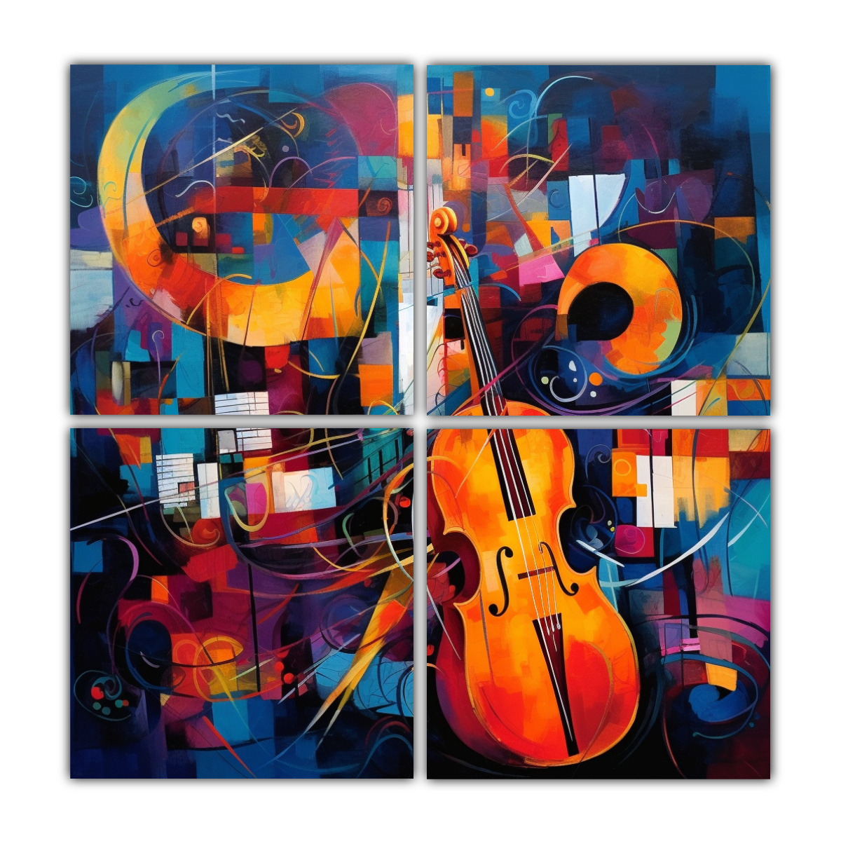 pintura-abstracta-contempor-nea-de-4-composiciones-espectacular-y-sim-trica-con-un-estilo-drifter-para-decoraci-n-de-hogar