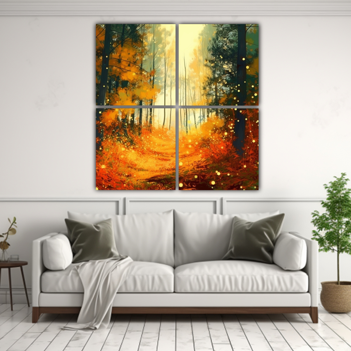 pintura-abstracta-de-bosque-oto-al-de-alta-resoluci-n-4-telas-en-bastidor-con-l-neas-finas-y-realismo-ultra-1-1