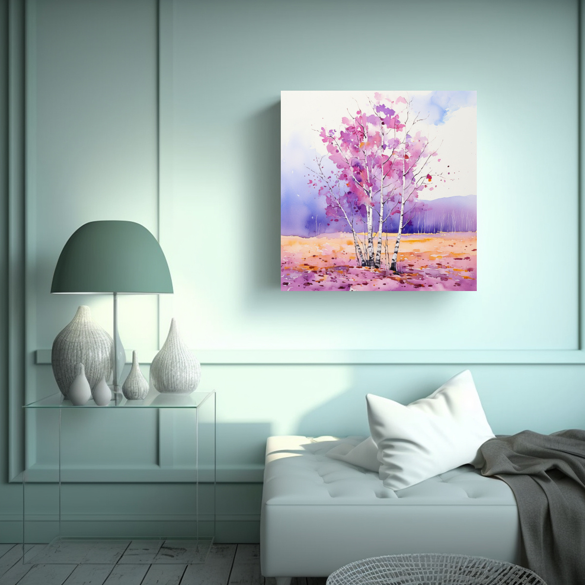 pintura-abstracta-de-colores-p-rpuras-en-un-rbol-de-lamo-tembl-n-1