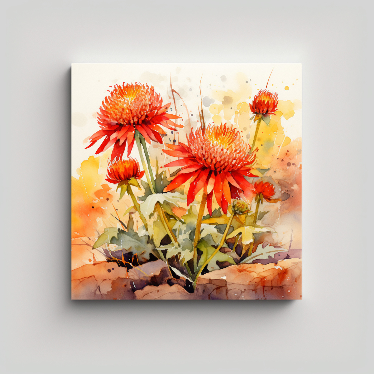pintura-abstracta-de-flores-de-alcachofa-de-jerusal-n-en-colores-rojo-y-naranja