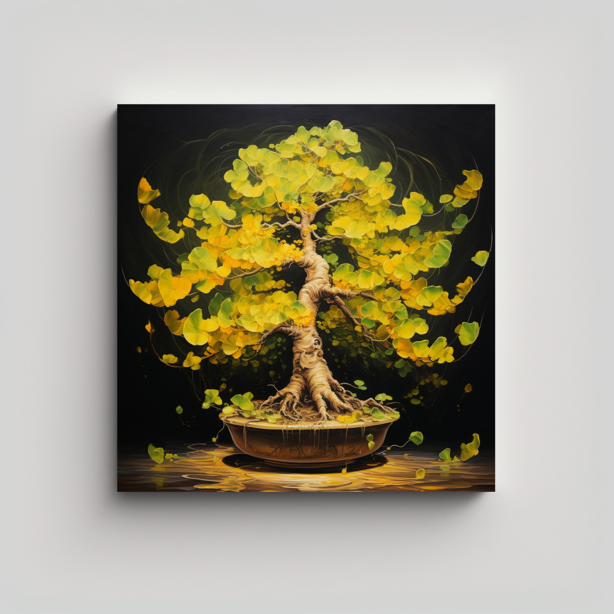 pintura-abstracta-de-ginkgo-biloba-bonsai-detalle-alto