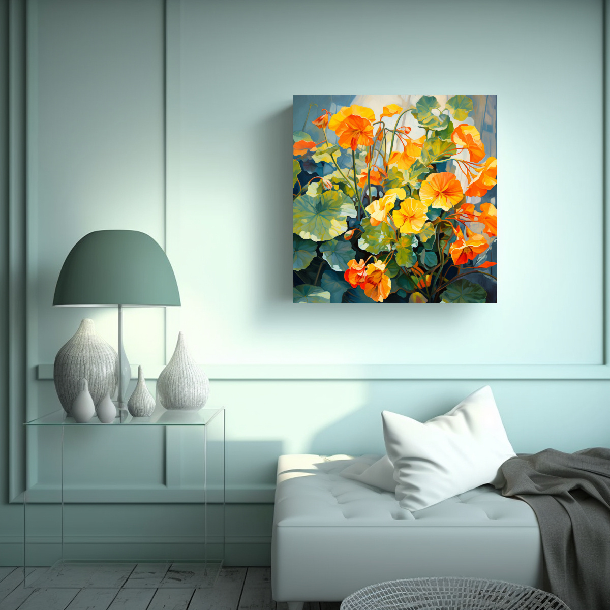 pintura-abstracta-de-hierbas-nasturtium-arte-forma-profundidad-1