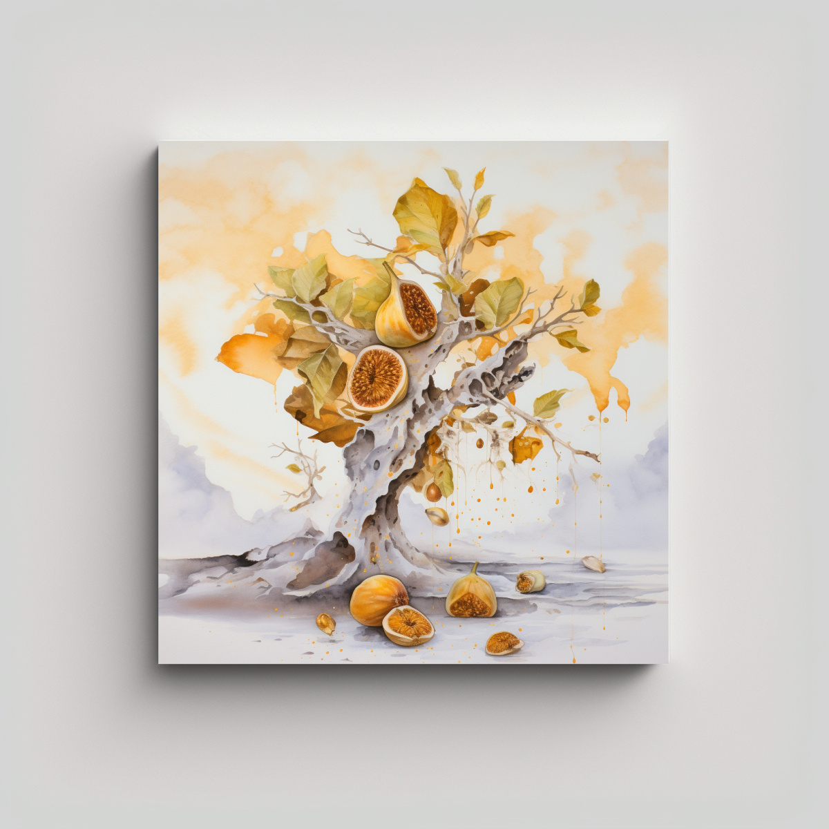 pintura-abstracta-de-rbol-de-higo-blanco-y-dorado-arte-concepto-linda-c-