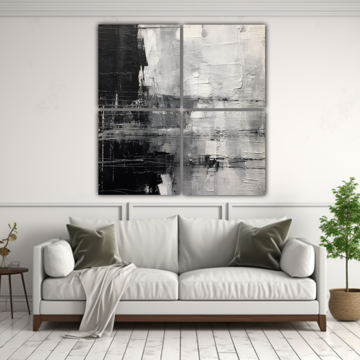 pintura-abstracta-en-blanco-y-negro-estilo-visionario-cuatro-cuadros-creativa-1