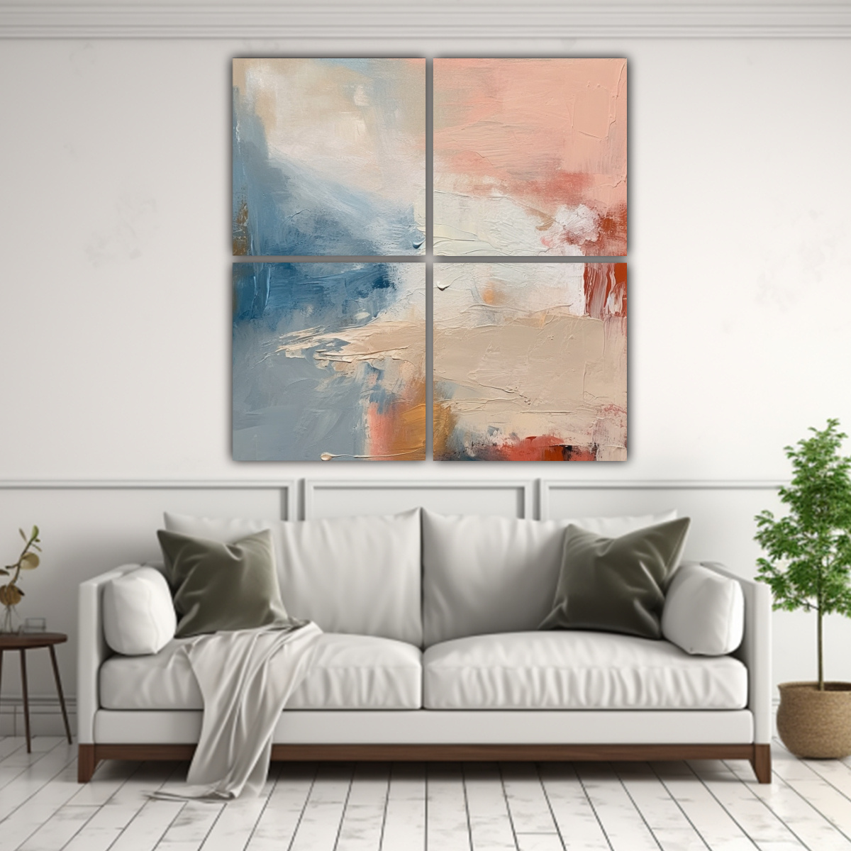 pintura-abstracta-en-leo-estilo-minimalista-para-regalo-cuatro-artes-modernos-1