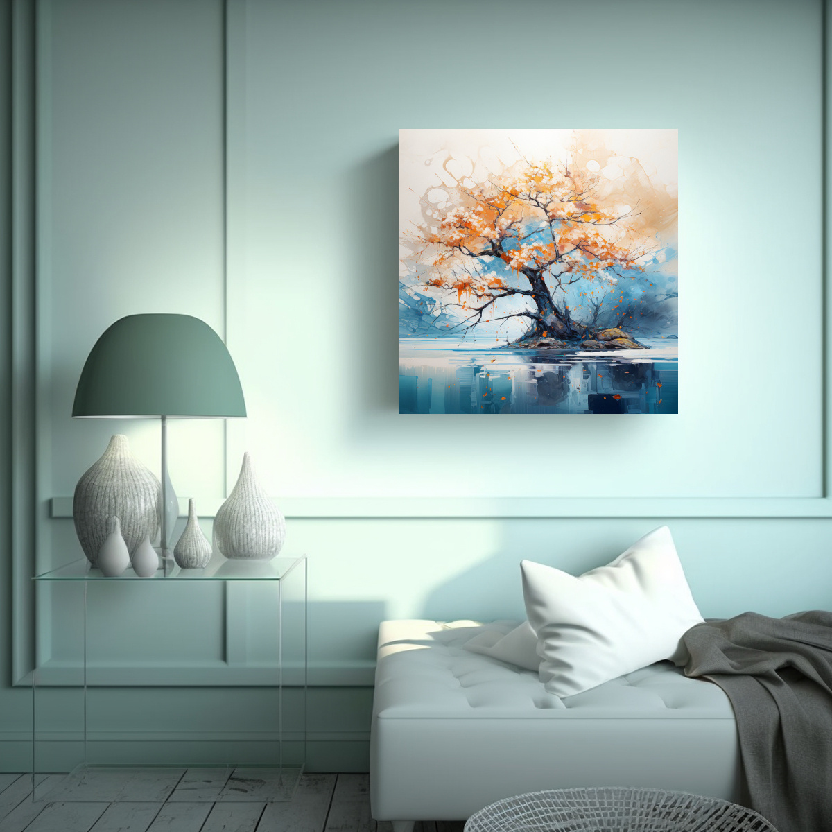 pintura-abstracta-movimiento-combinaci-n-rbol-cerezo-oro-y-azul-1