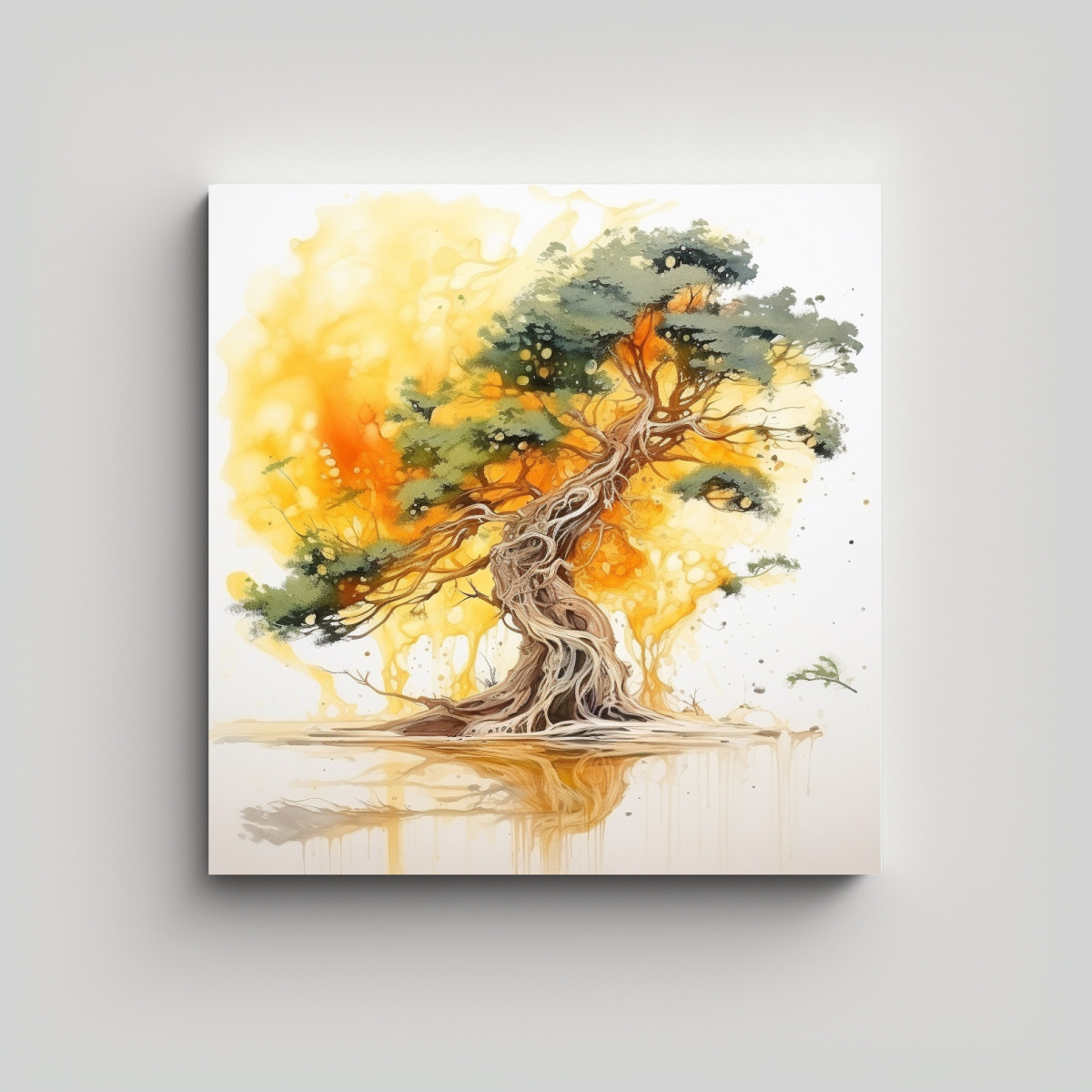 pintura-abstracta-rectangular-de-un-cipr-s-en-colores-amarillo-y-naranja-para-decoraci-n