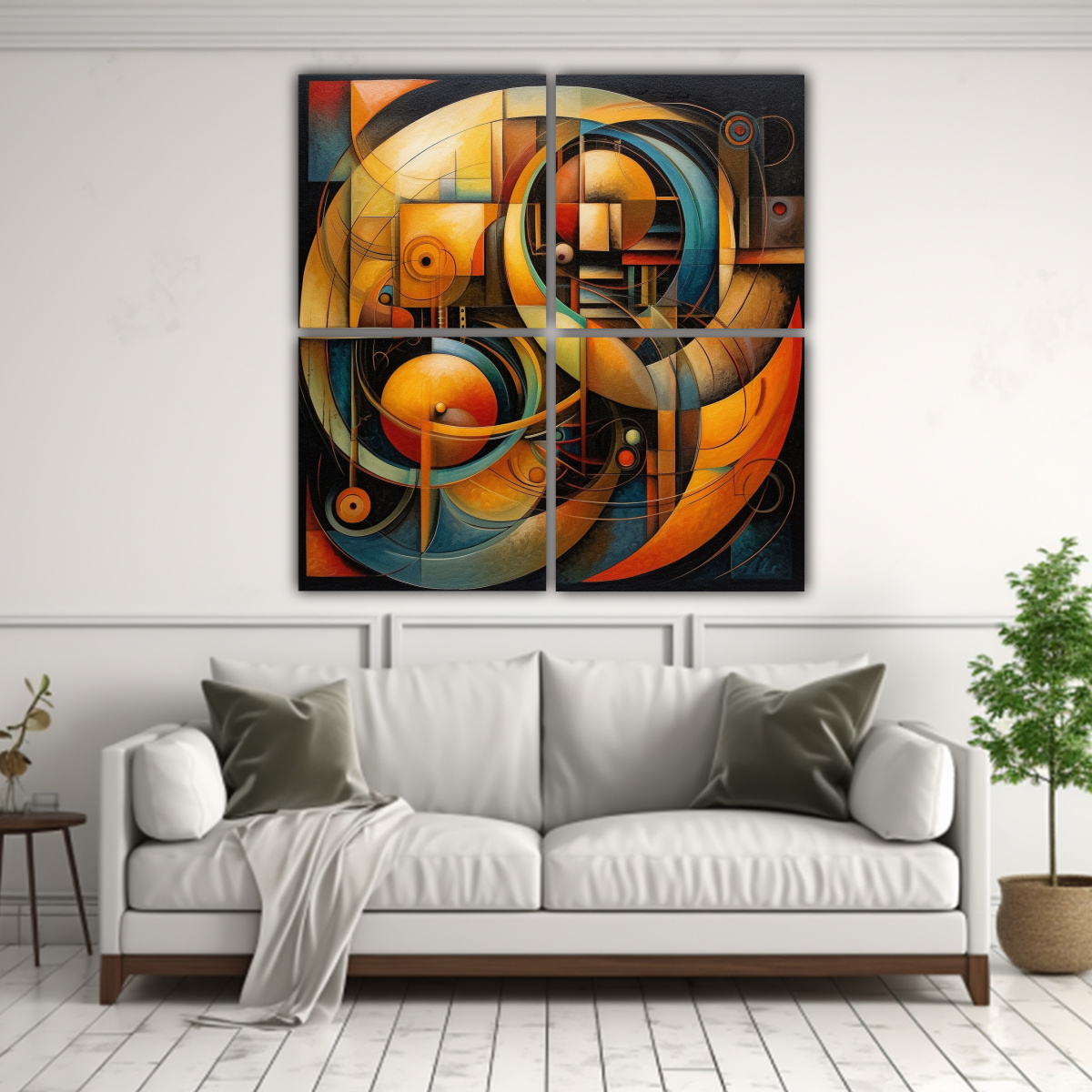 pintura-abstracta-serpiente-renacentista-arte-de-pared-creativo-vida-4-cuadros-decorativos-1