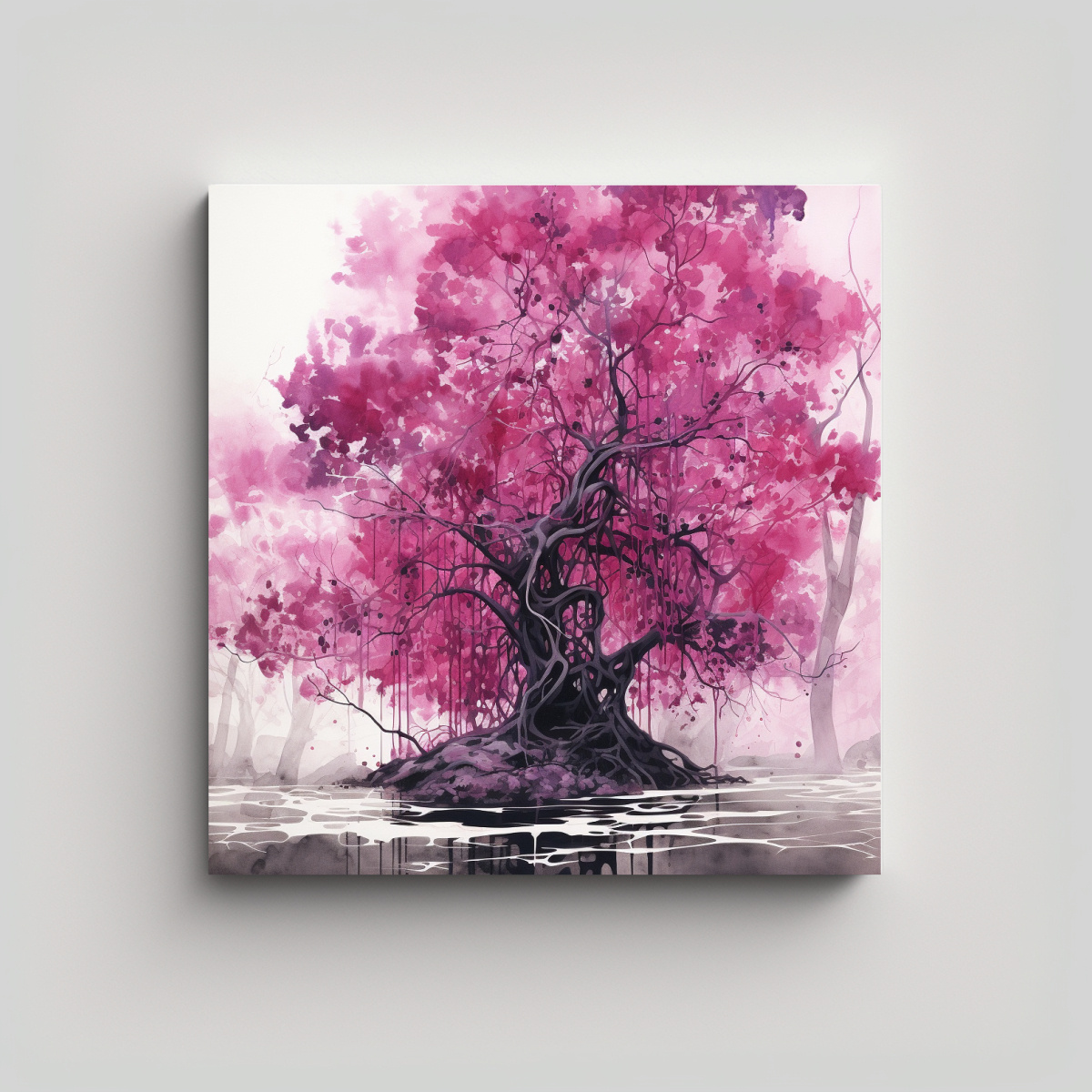 pintura-abstracta-temporada-a-rbol-banyan-lienzo-sublimado-en-negro-y-rosa