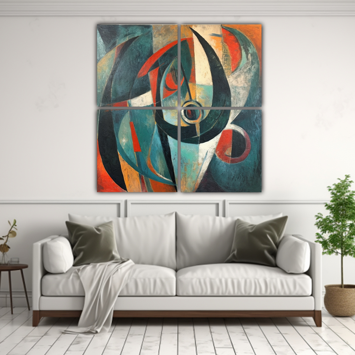 pintura-al-leo-abstracta-1950-movimiento-para-comedor-1