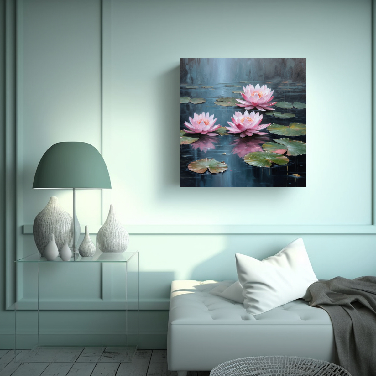 pintura-al-leo-de-loto-rosa-y-agua-brillante-en-estilo-moderno-de-canva-1
