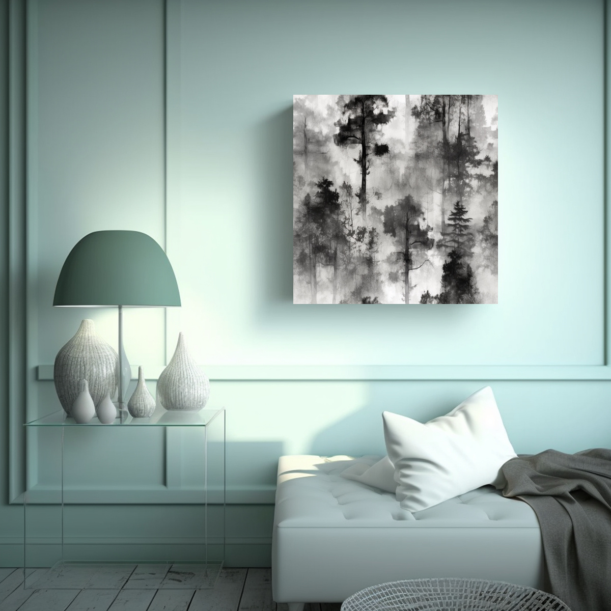 pintura-al-leo-en-lienzo-con-movimiento-floral-y-tradicional-pintura-china-en-tinta-1