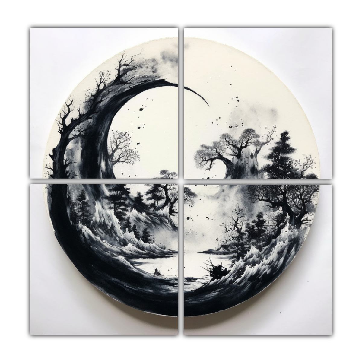 pintura-circular-decorativa-para-el-hogar