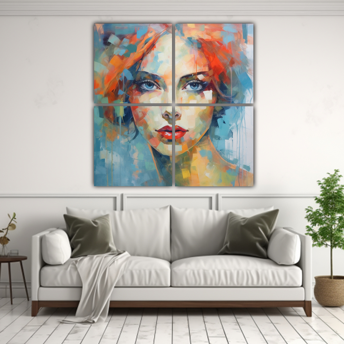 pintura-cuatro-cuadros-concepto-retrato-de-una-mujer-moderna-hermosa-que-atrae-al-dormitorio-principal-1