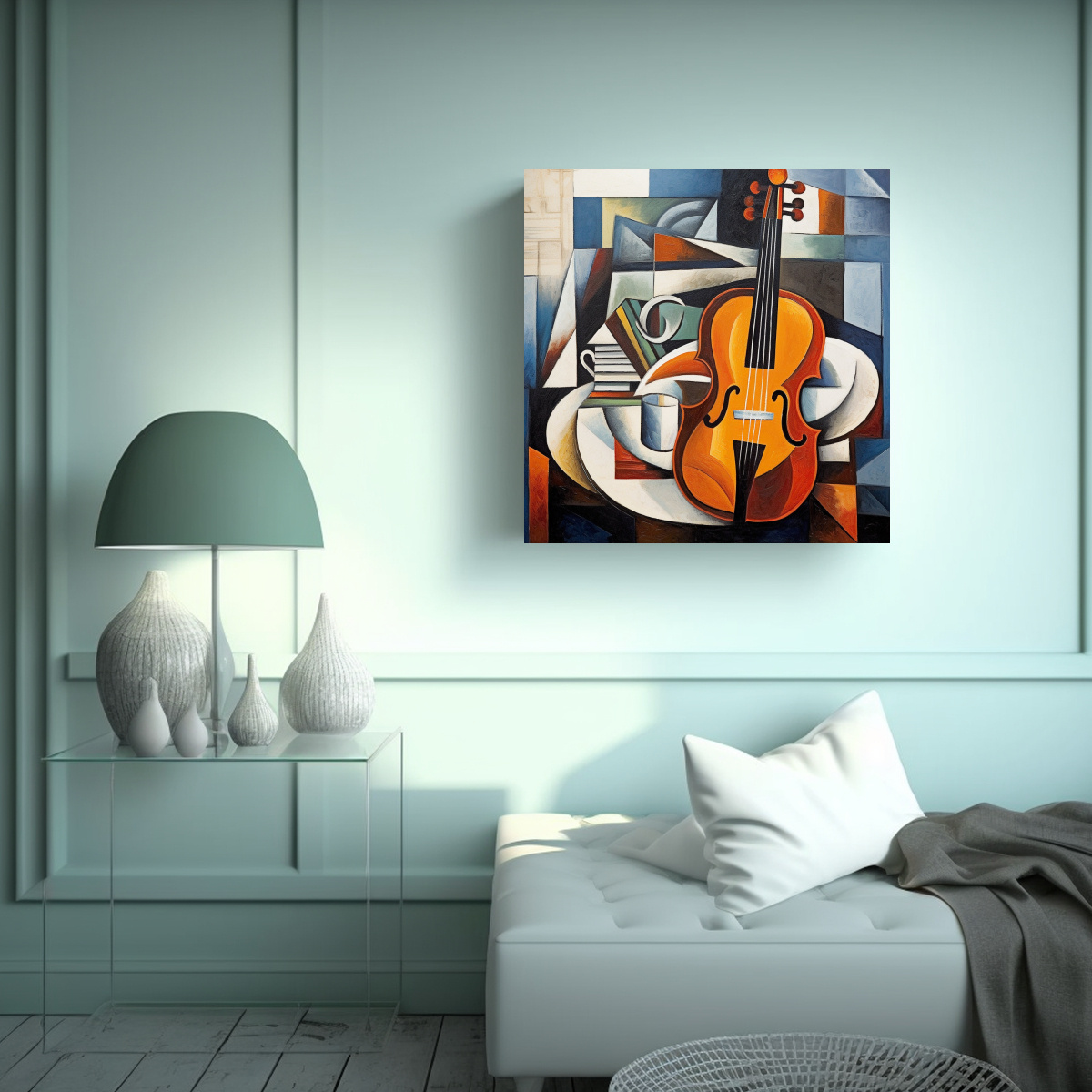 pintura-cubista-con-detalles-de-colores-en-lienzo-viol-n-en-una-mesa-picas-1