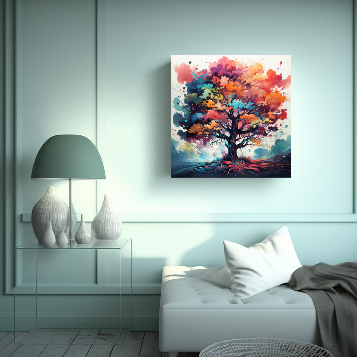 pintura-de-arte-de-pared-tema-oficina-rbol-popular-en-colores-del-arco-iris-atmosfera-neonoir-neo-p-1