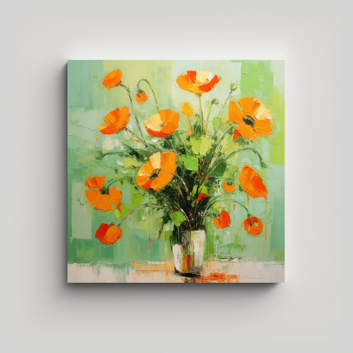 pintura-de-flores-en-tonos-verdes-y-naranjas-en-lienzo-para-decoraci-n-de-paredes-